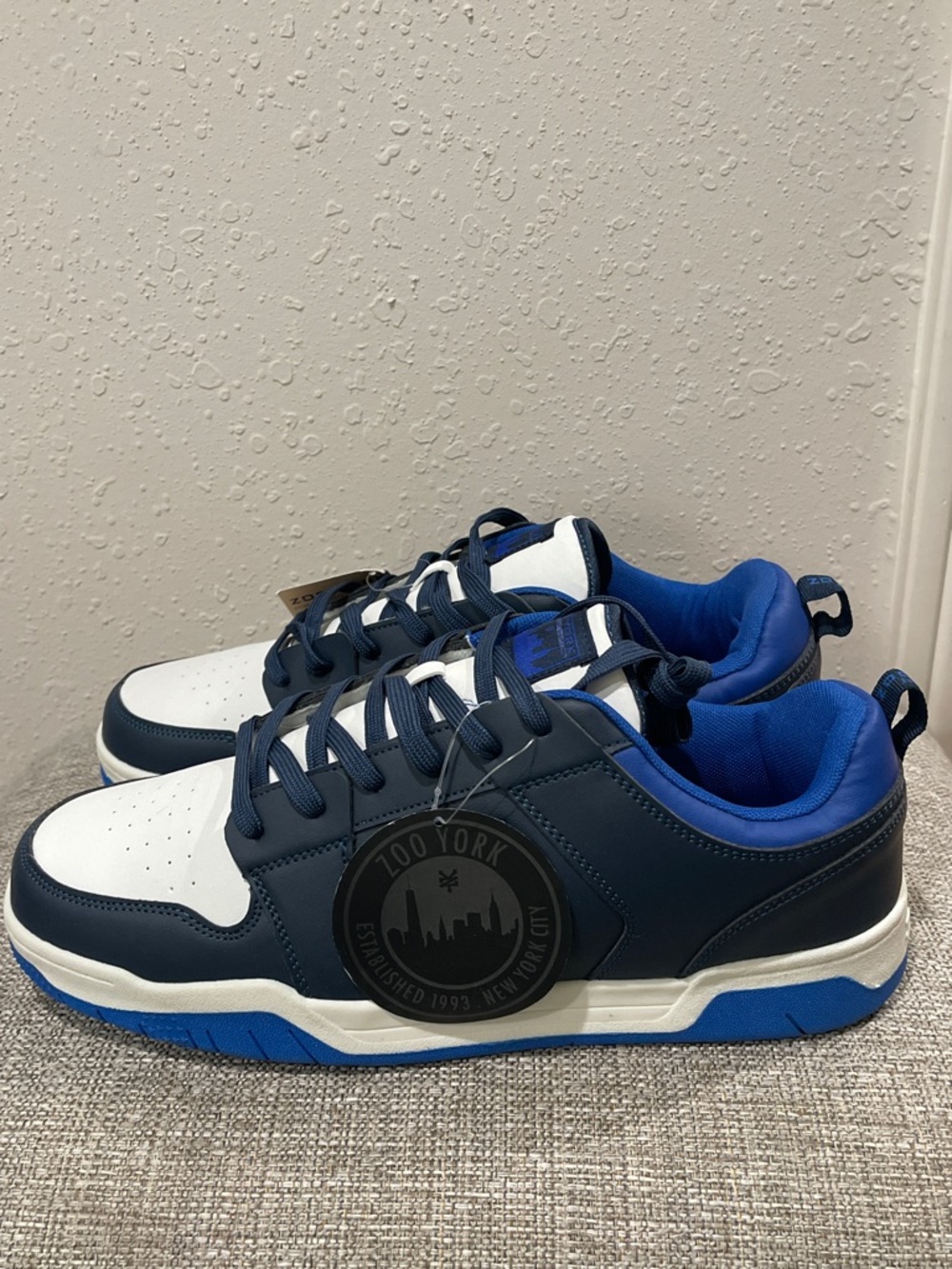 Zoo York Navy White and Blue Hundred Sneakers Size 13 New Without Box - Picture 2 of 9